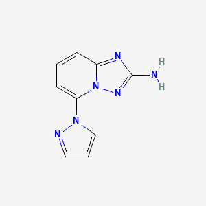 5-(1H-pyrazol-1-yl)[1,2,4]triazolo[1,5-a]pyridin-2-amine
