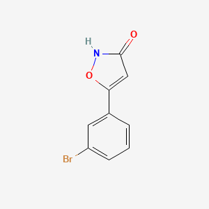 5-(3-Bromophenyl)isoxazol-3-ol