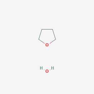 molecular formula C4H10O2 B8397932 Tetrahydrofuran water CAS No. 18879-05-5