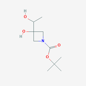 1,1-Dimethylethyl 3-hydroxy-3-(1-hydroxyethyl)azetidine-1-carboxylate