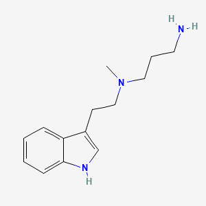 N-[2-(3-indolyl)ethyl]-N-methyl-1,3-diaminopropane