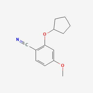 2-Cyclopentyloxy-4-methoxy-benzonitrile