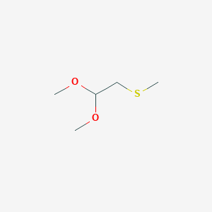 molecular formula C5H12O2S B008398 (Methylthio)acetaldehyde dimethyl acetal CAS No. 40015-15-4