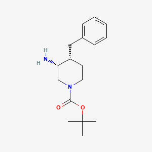 (3R,4R)-tert-Butyl3-amino-4-benzylpiperidine-1-carboxylate