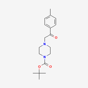 4-(2-Oxo-2-p-tolyl-ethyl)-piperazine-1-carboxylic acid tert-butyl ester