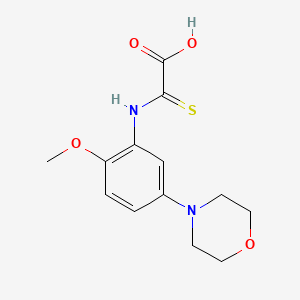 (2-Methoxy-5-morpholin-4-yl-phenylamino)-thioxo-acetic acid