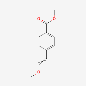 molecular formula C11H12O3 B8398061 Methyl 4-(2-methoxyethenyl)benzoate 