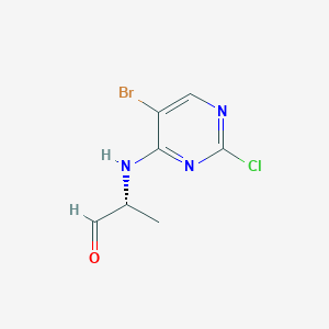 (R)-2-[(5-bromo-2-chloropyrimidin-4-yl)amino]propanal