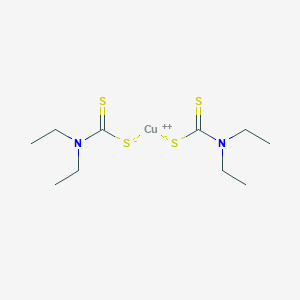 molecular formula C10H20CuN2S4 B083984 Cupric diethyldithiocarbamate CAS No. 13681-87-3