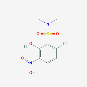 N,N-Dimethyl-6-chloro-2-hydroxy-3-nitrobenzenesulfonamide