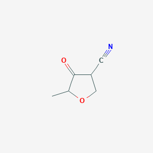 4-Cyano-2-methyltetrahydrofuran-3-one