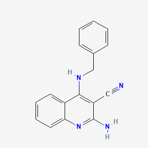 2-Amino-3-cyano-4-benzylaminoquinoline