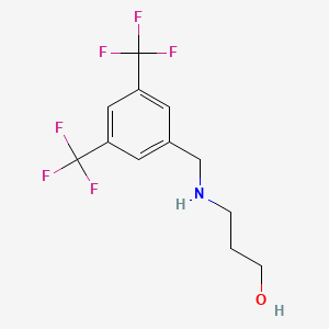 3-(3,5-Bis(trifluoromethyl)benzylamino)propanol