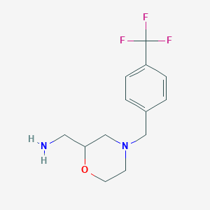 2-Aminomethyl-4-(p-trifluoromethylbenzyl)morpholine