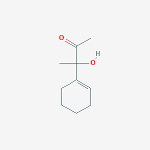 molecular formula C10H16O2 B8398498 3-Cyclohex-1-enyl-3-hydroxy-butan-2-one 