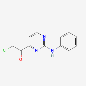 1-(2-Phenylaminopyrimidin-4-yl)-2-chloroethanone