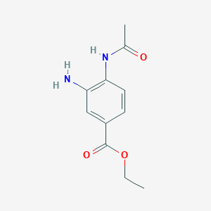 Ethyl 4-(acetylamino)-3-aminobenzoate