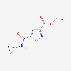 Ethyl 5-(cyclopropylcarbamoyl)isoxazole-3-carboxylate