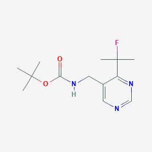 tert-Butyl ((4-(2-fluoropropan-2-yl)pyrimidin-5-yl)methyl)carbamate
