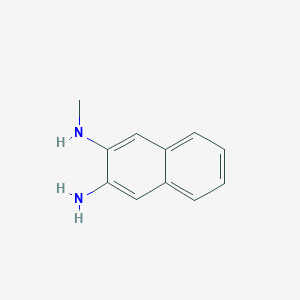 molecular formula C11H12N2 B8398572 2-Amino-3-methylamino-naphthalene 