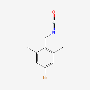 5-Bromo-2-isocyanatomethyl-1,3-dimethyl-benzene
