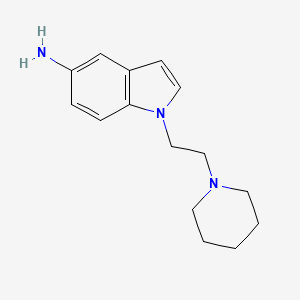 1-(2-(Piperidin-1-yl)ethyl)-1H-indol-5-amine