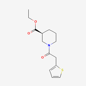 (S)-ethyl 1-(2-thiopheneacetyl)-3-piperidinecarboxylate