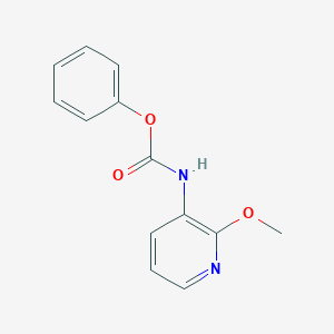 molecular formula C13H12N2O3 B8398692 Phenyl-N-(2-methoxypyridin-3-yl)carbamate 