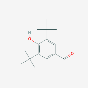 molecular formula C16H24O2 B083987 1-(3,5-Ditert-butyl-4-hydroxyphenyl)ethanone CAS No. 14035-33-7