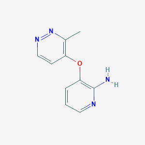 molecular formula C10H10N4O B8398707 3-(3-Methylpyridazin-4-yloxy)pyridin-2-amine 