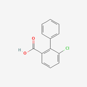 molecular formula C13H9ClO2 B8398747 m-Chlorophenylbenzoic acid CAS No. 97027-47-9