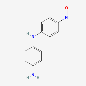 molecular formula C12H11N3O B8398751 p-Phenylenediamine, N-(p-nitrosophenyl)- 