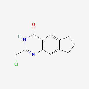 2-chloromethyl-3,4,7,8-tetrahydro-6H-cyclopenta[g]quinazolin-4-one