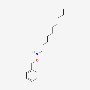 molecular formula C17H29NO B8398857 decyl-N-benzyloxyamine 