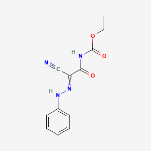 Ethyl[2-cyano-2-(2-phenylhydrazono)acetamido]formate