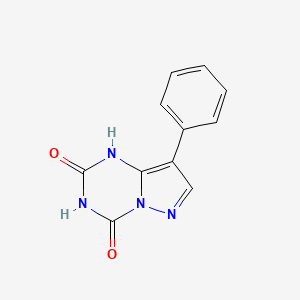 2,4-Dihydroxy-8-phenylpyrazolo[1,5-a]-1,3,5-triazine