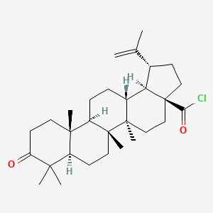 (1R,3AS,5aR,5bR,7aR,11aR,11bR,13aR,13bR)-5a,5b,8,8,11a-pentamethyl-9-oxo-1-(prop-1-en-2-yl)icosahydro-3aH-cyclopenta[a]chrysene-3a-carbonyl chloride