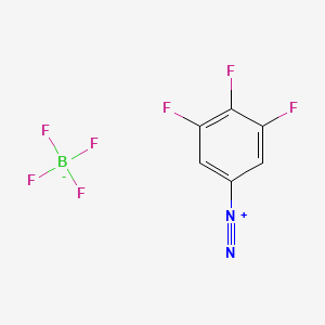 molecular formula C6H2BF7N2 B8398920 3,4,5-Trifluorophenyldiazonium tetrafluoroborate 
