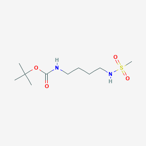 molecular formula C10H22N2O4S B8398932 tert-Butyl (4-(methylsulfonamido)butyl)carbamate 