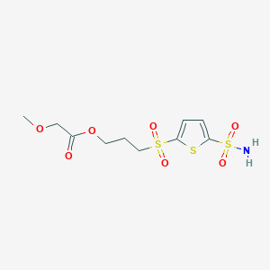 5-(3-Methoxyacetyloxypropanesulfonyl)thiophene-2-sulfonamide