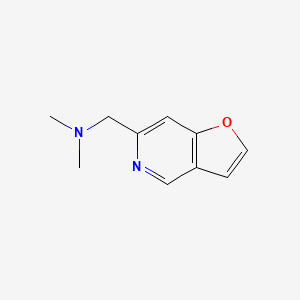 molecular formula C10H12N2O B8398992 6-(Dimethylaminomethyl)furo[3,2-c]pyridine CAS No. 122534-95-6