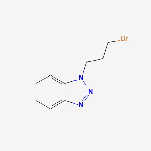 molecular formula C9H10BrN3 B8399042 1-(3-bromopropyl)-1H-benzotriazole 