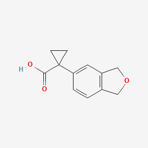 1-(1,3-Dihydroisobenzofuran-5-yl)cyclopropanecarboxylic acid