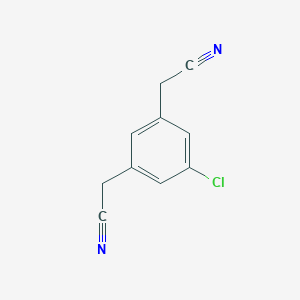 molecular formula C10H7ClN2 B8399062 1,3-Biscyanomethyl-5-chlorobenzene 