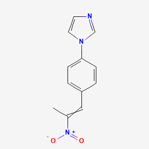 4-(2-nitro-1-propenyl)phenyl-1H-imidazole