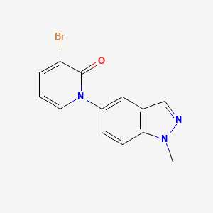 3-bromo-1-(1-methyl-1H-indazol-5-yl)pyridin-2(1H)-one