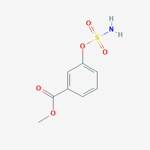 molecular formula C8H9NO5S B8399115 Methyl 3-(sulfamoyloxy)benzoate 