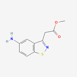 Methyl 5-amino-1,2-benzisothiazole-3-acetate