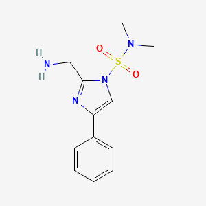 2-(aminomethyl)-N,N-dimethyl-4-phenyl-1H-imidazole-1-sulfonamide