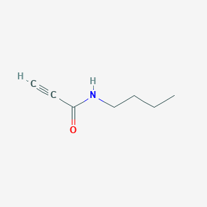 molecular formula C7H11NO B8399338 N-Butyl 2-propynamide 